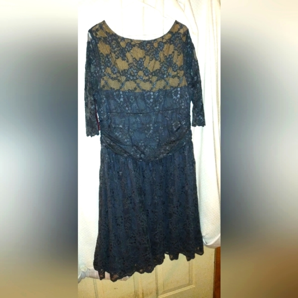 Kiyonna Women’s Plus 2X 3/4 Sleeve Dress, NwT L907AFA